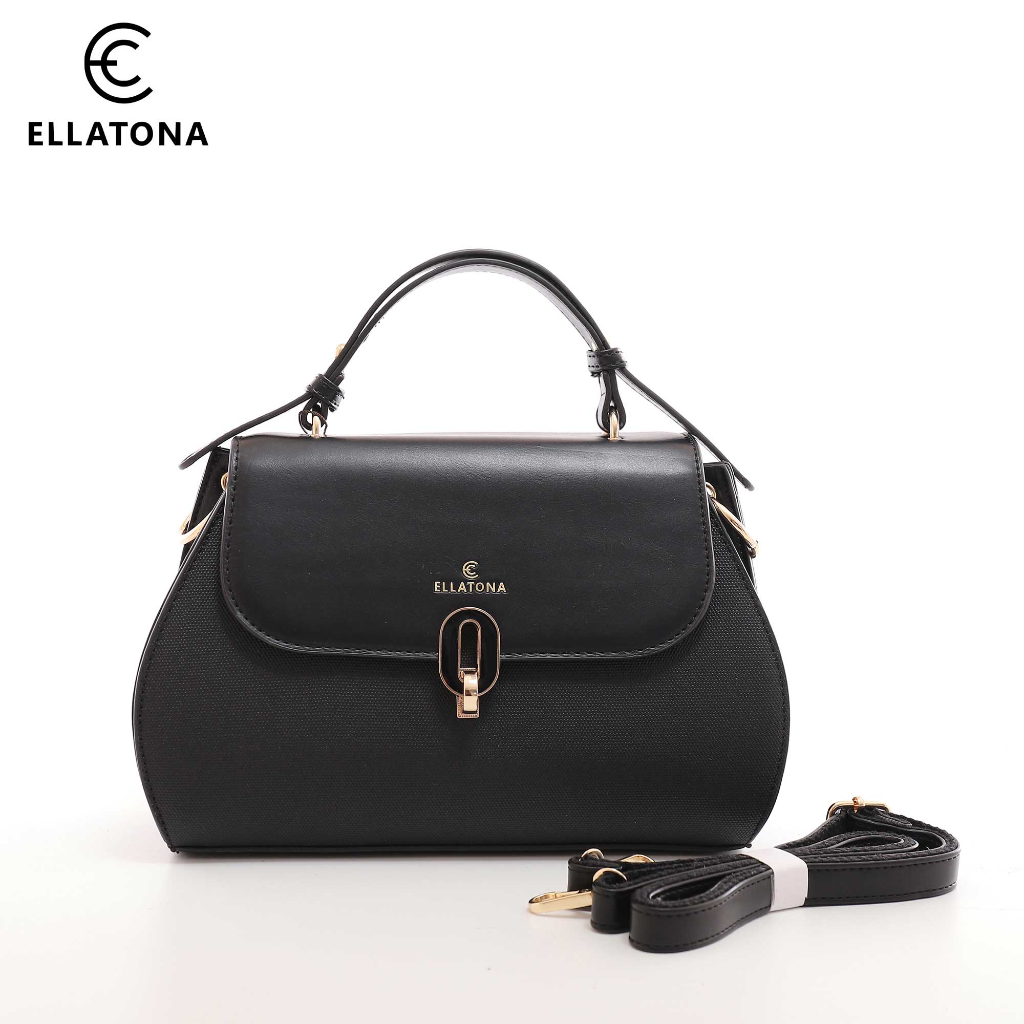 PU Leather Finish Satchel Bag for Women