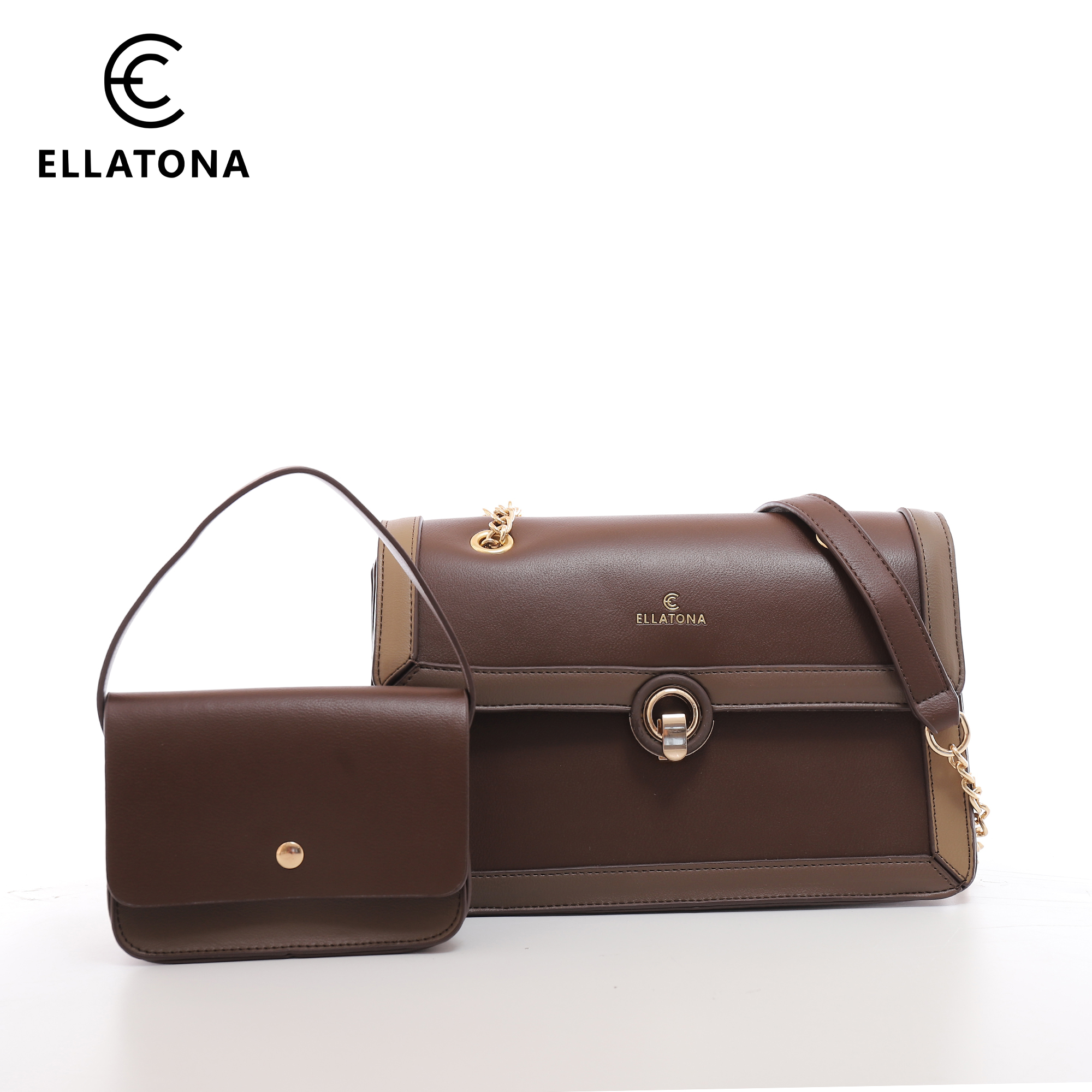 Top Handle Bag and Mini Pouch - Image 2