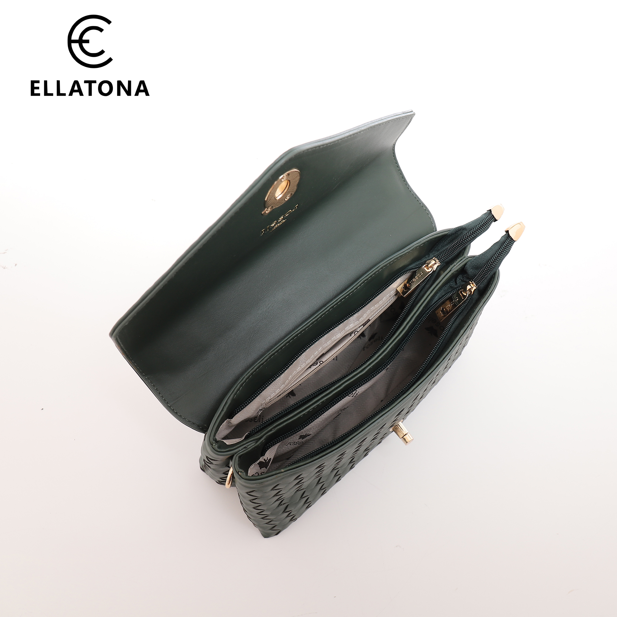 Structured Satchel Bag