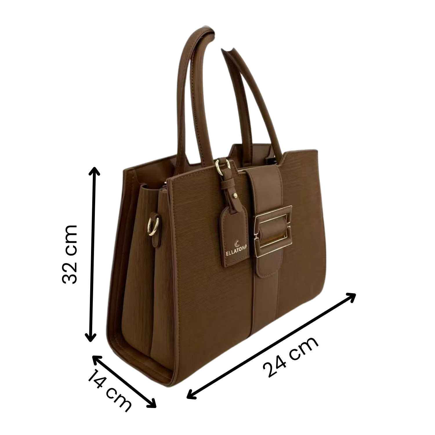 Urban Buckle Satchel Bag
