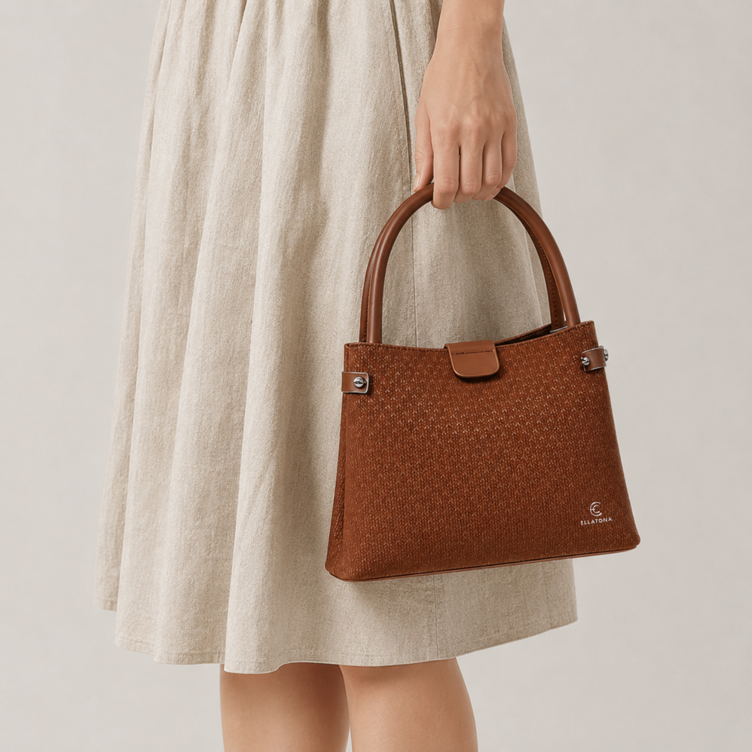 Ivory Luxe Handbag